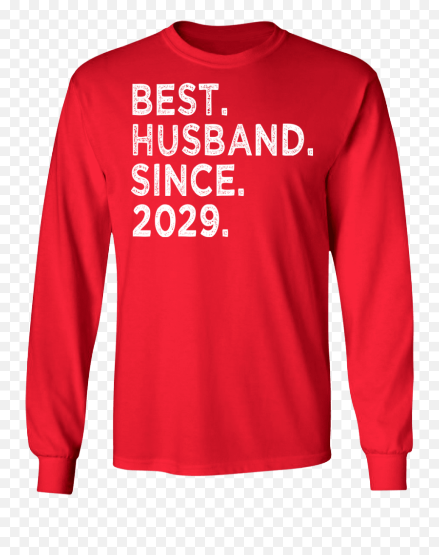 Top 3 Best Husband Since 2029 Wedding Anniversary T Shirt T - Long Sleeve Emoji,Emoji Birthday Shirt