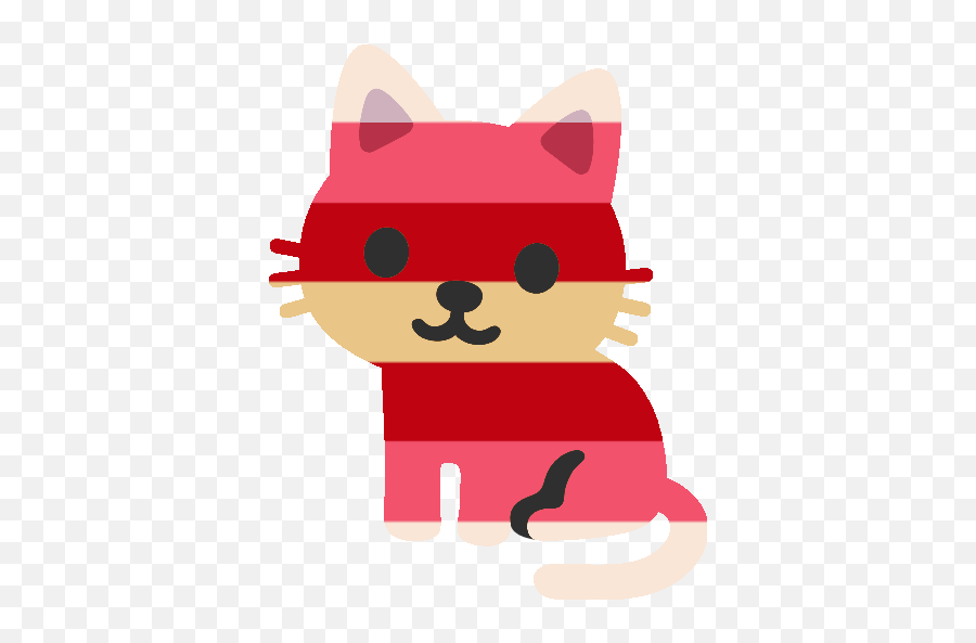 Girlfluxkitty - Discord Emoji Pride Cat Emoji,Colorful Emojis Clipart