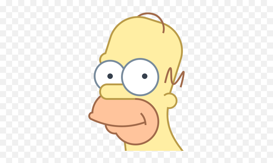 Face Homer Simpson Transparent Png - For Adult Emoji,Homer Simpson Emoji