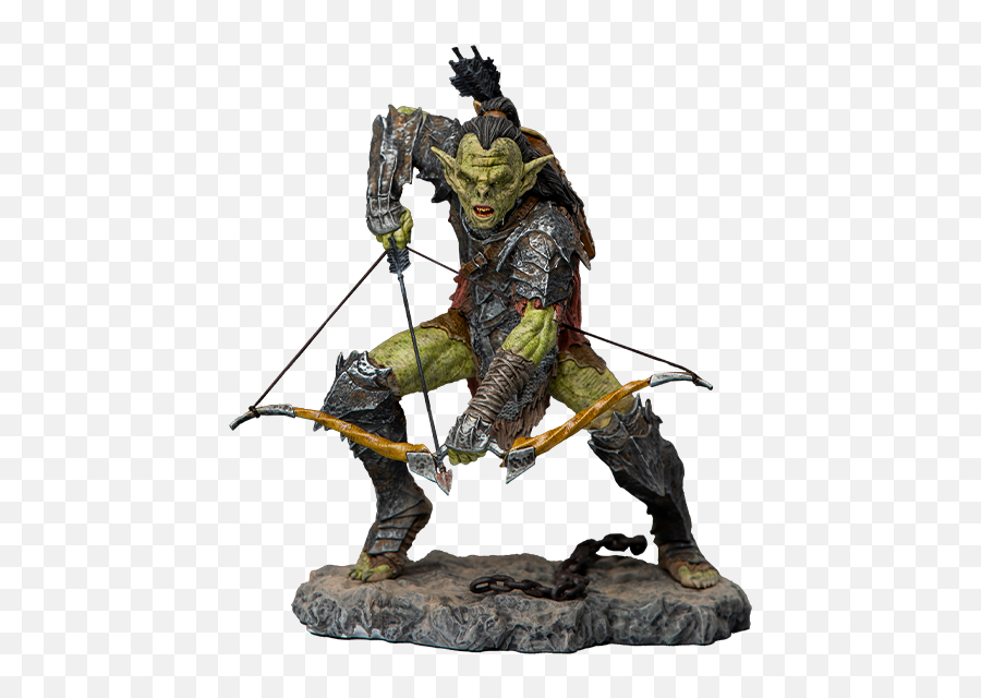 Archer Orc 110 Scale Statue By Iron Studios Emoji,Archery Emoticon Browser