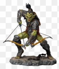 Archer Orc 110 Scale Statue By Iron Studios Emoji,Archery Emoticon Browser