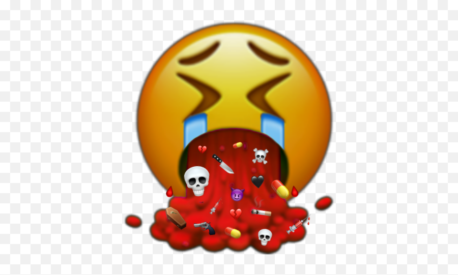 Emojicombos Emojiedit Aesthetic Grunge - Disgust Emoji,Grunge Emojis