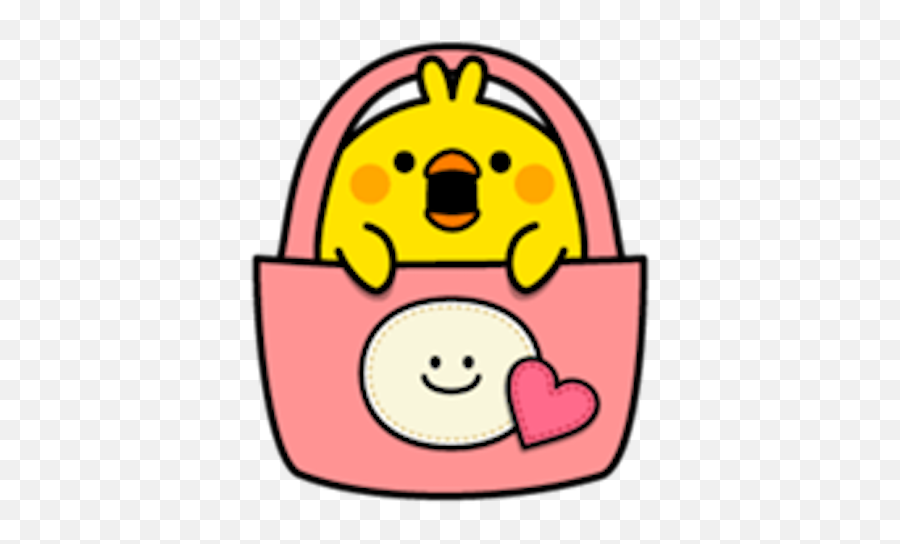 Little Chick And Rabbit By Binh Pham Emoji,Emoticon Rabbits