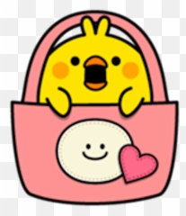 Little Chick And Rabbit By Binh Pham Emoji,Emoticon Rabbits