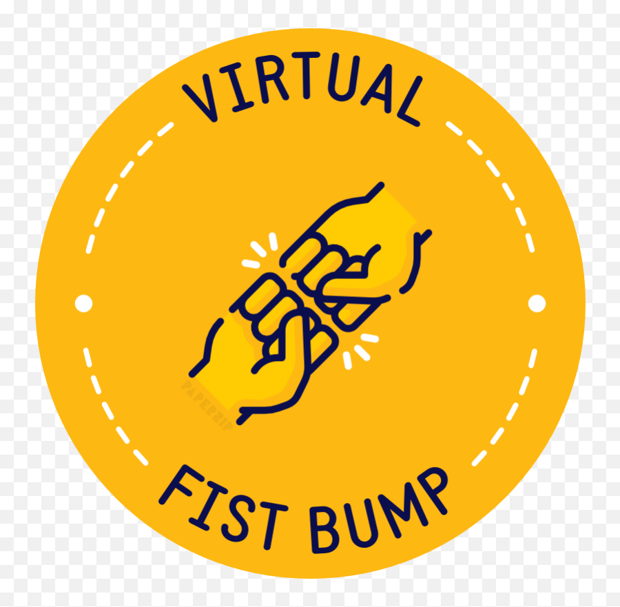 Remote Learning Digital Stickers - Virtual Fist Bump High Emoji,How To Make Fist Bump Emoticon