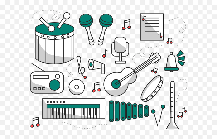Teaching Music Online Emoji,Musical Smiley Face Emoticon Instrument