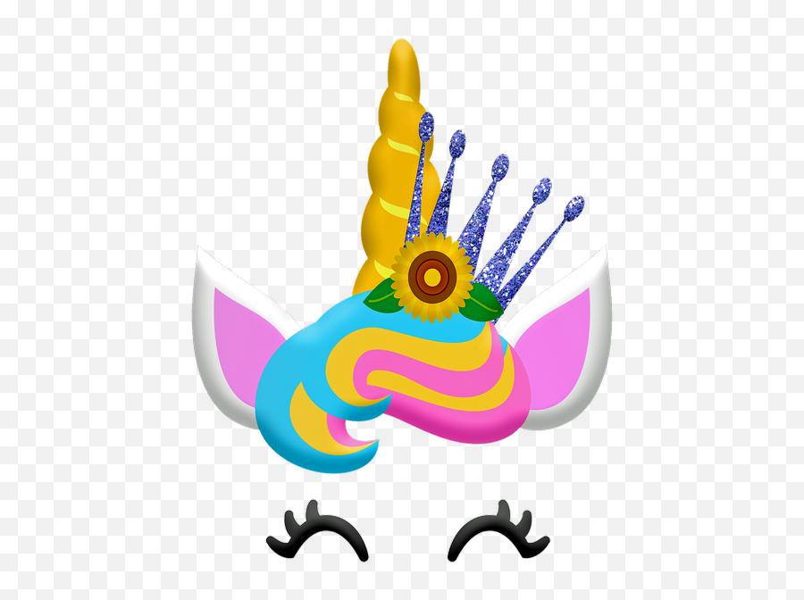 Unicorn Head Unicorn Horse - Gambar Kepala Unicorn Kartun Emoji,Unicorn Head Emoji