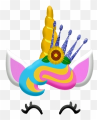 Unicorn Head Unicorn Horse - Gambar Kepala Unicorn Kartun Emoji,Unicorn Head Emoji