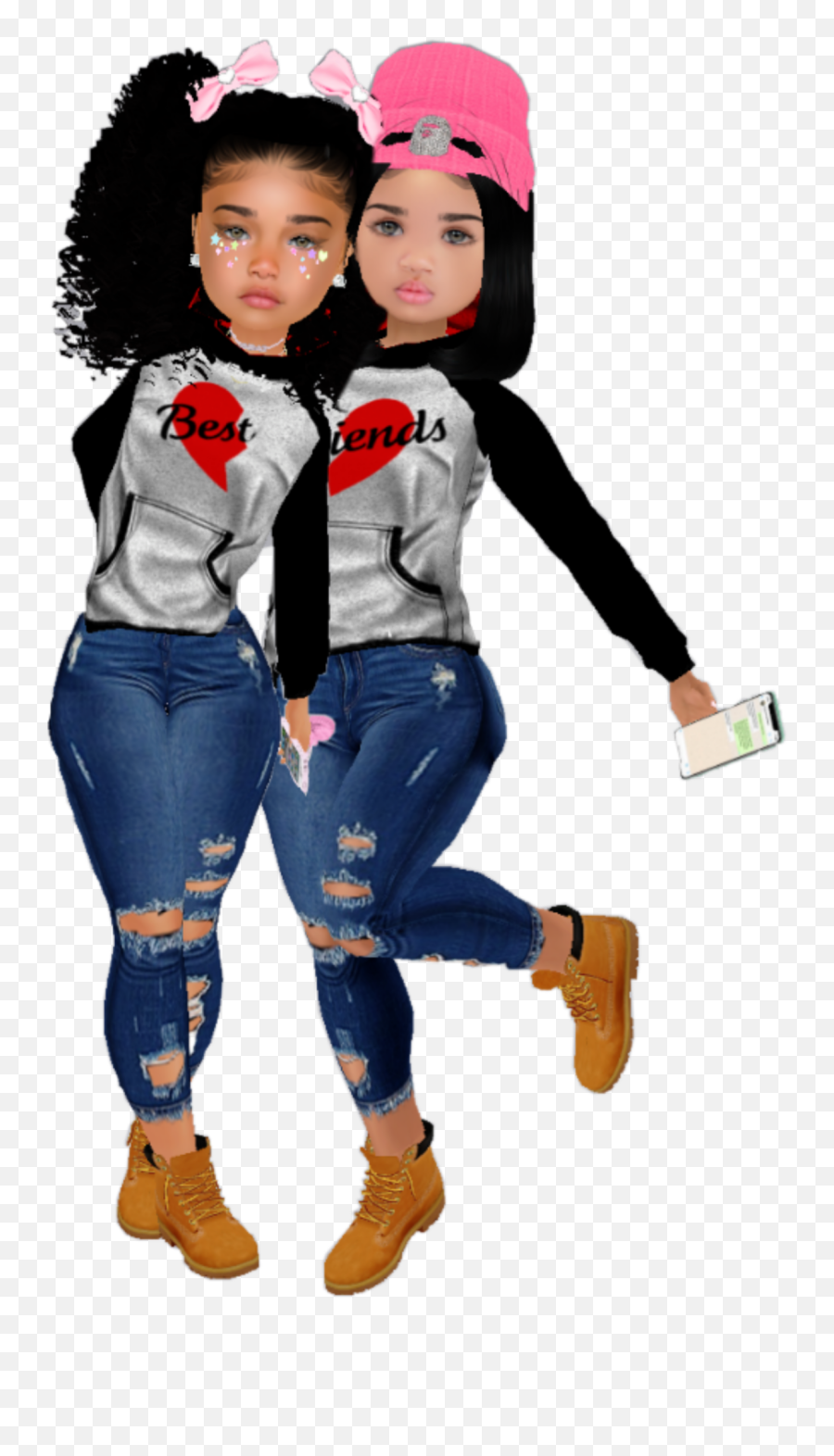 Imvu Imvugirl Girlimvu Sticker - Fun Emoji,Imvu Emoji