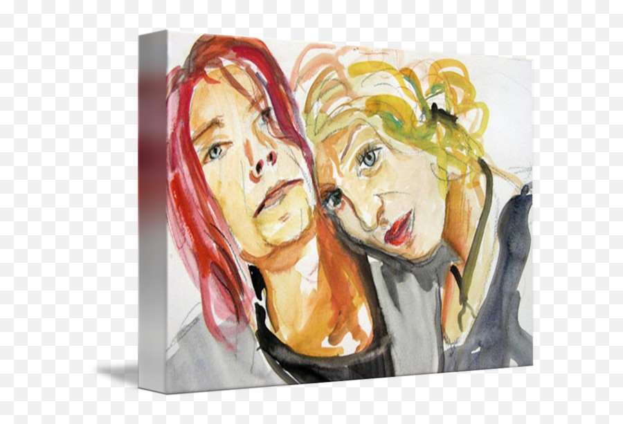 Kurt Cobain And Courtney Love By Jovanka Magana Emoji,Kurt Cobain Emotion