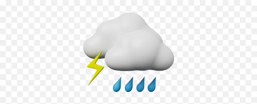 Premium Cloudy Rain 3d Illustration Download In Png Obj Or Emoji,Black Moon Emoji Copy And Paste