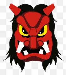 Cultura Anime Yokai De La Semana Namahage Emoji,Japanese Goblin Emoji