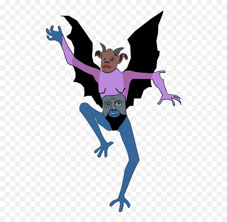 Demon Clipart Free Download Transparent Png Creazilla - Mythical Creature Emoji,Satan Emoji