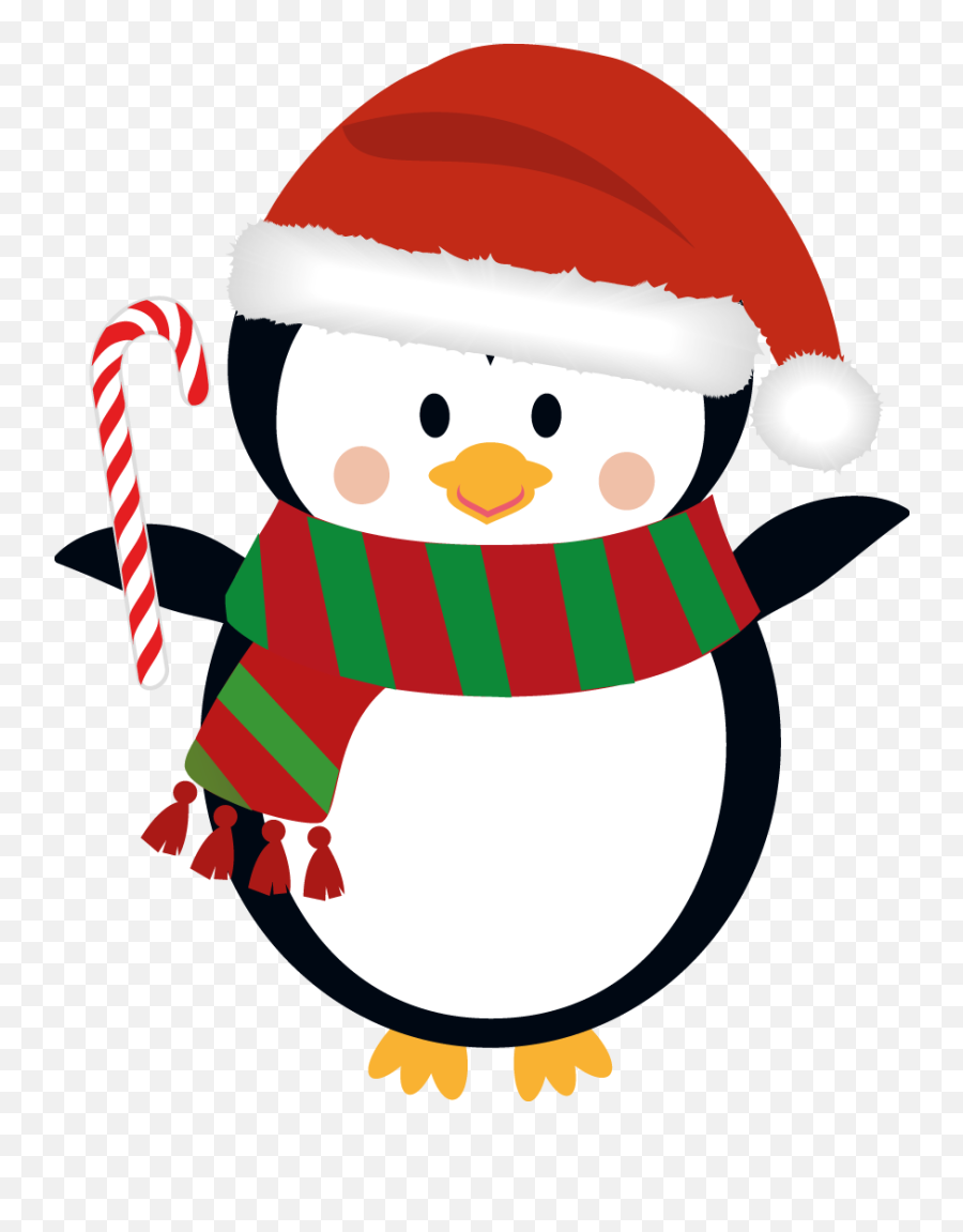 Headphone Clipart Santa Claus - Transparent Christmas Penguin Clipart Emoji,Santa Emotions