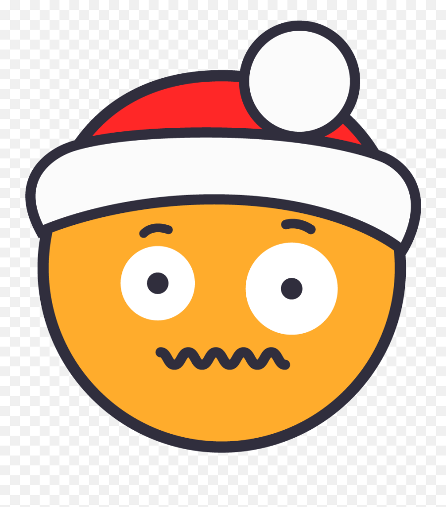 Hd Shook Santa - Cool Santa Clipart Emoji,Shook Emoji