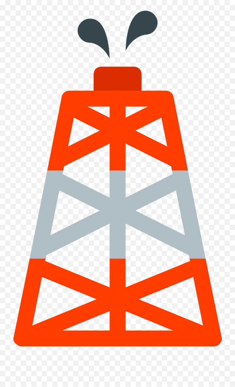 Oil Rig Icon - Drilling Oil Well Icon Emoji,Tower Emoji