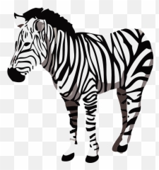 Zebra Animal Clipart - Zebra Animal Clipart Emoji,Zebra Emoji
