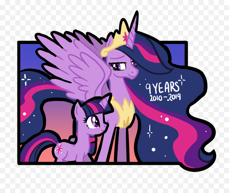 2174343 - Alicorn Artisttassjis Duality Happy Birthday Mlp Alicorn Princess Grown Up Twilight Sparkle Emoji,Mlp A Flurry Of Emotions