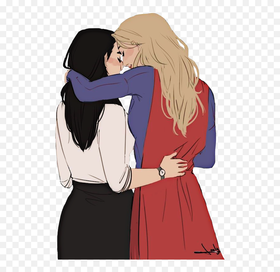 Girl Rikkisgirl Girls Girllove Sticker - Stars Collide Fanart Emoji,Lesbian Couple Emoji