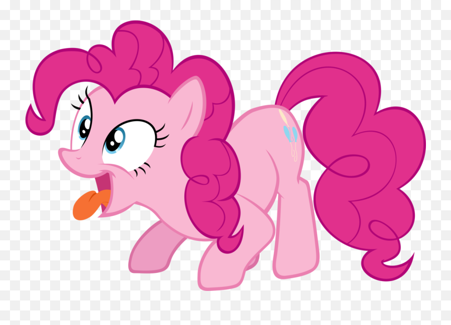 Hi - Pinkie Pie Tongue Out Emoji,Panting Emoji