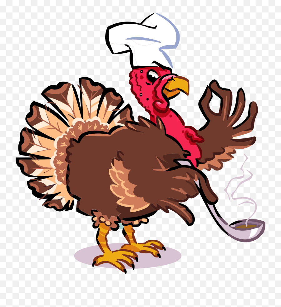 Turkey Chef Clipart - Day Before Thanksgiving Break Quotes Emoji,Pilgrim Hat Emoji