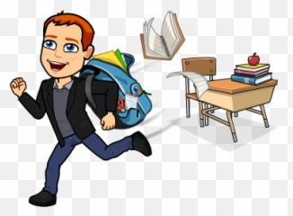 Category Tech - Hagah This Book Bitmoji Leaving School Emoji,How To Make Your Emojis Move On The App Bitmoji