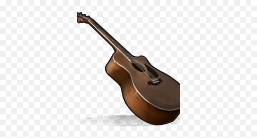Acoustic Guitar - Acoustic Guitar Emoji,Guitar Used In Sweet Emotion