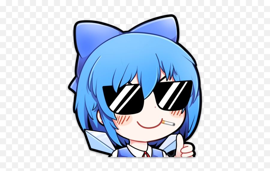 Nikgtasa - Cirno Chibi Emoji,Emoticon Erecton Nikgtasa - Cirno Chibi Emoji,Emoticon Erecton