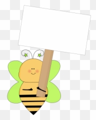 Blank Sign Cliparts Png Images - Cute Signage Clipart Emoji,Smiley Emoticon Holding Blank Board Vector Free Download