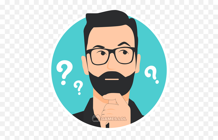 100 Pics Quiz - Thinking Beard Guy Cartoon Emoji,Find The Emoji Answers Game Over