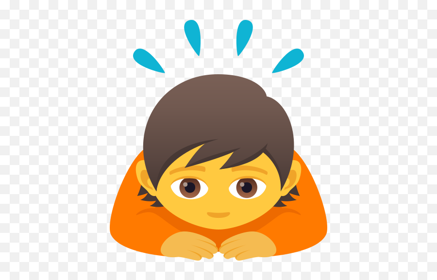 Emoji Person Bowing To Copy Paste - Bow Down Emoji,/s Emoji