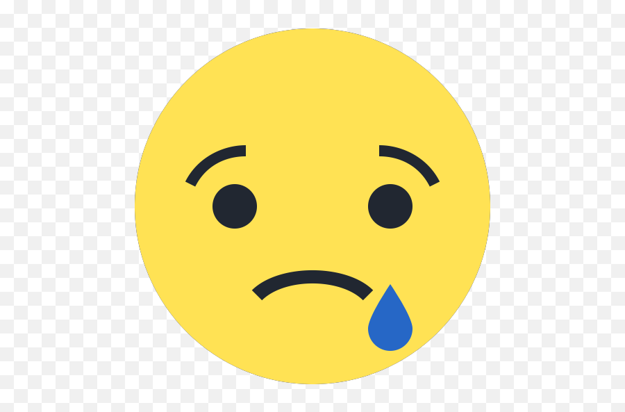 Emoji Sad Tear Emoticon Symbol - Symbol Sad Reaction Png,Imajenes De Emojis