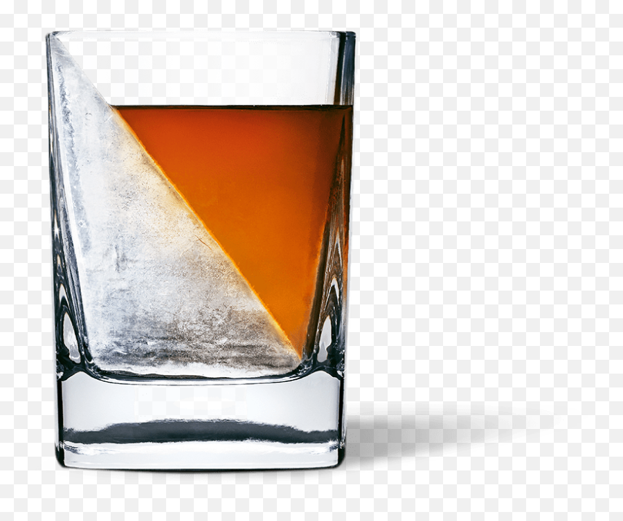 Corkcicle - Whiskey Glass Ice Wedge Emoji,Shot Glass Emoji