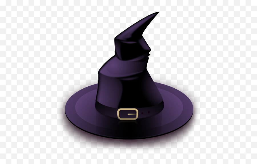 Halloween Hat Witch Hat Icon - Cartoon Witch Hat Emoji,Wizard Emoji