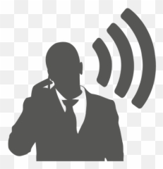 Businessman Talking Mobile Icon - Transparent Talking On Phone Png Emoji,Businessman Emoji