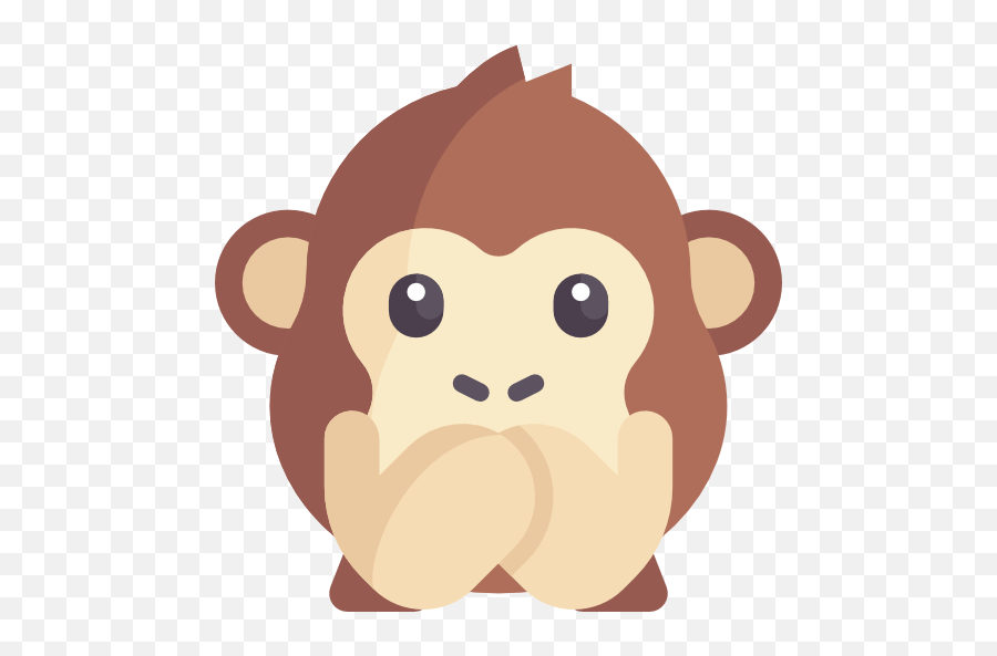 Monkey - Free Animals Icons Google Meet Push To Talk Extension Emoji,Pictures Of Cute Emojis Of A Lot Of Monkeys