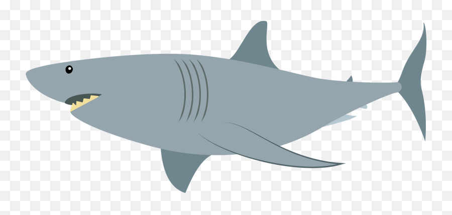 Shark Clipart - Great White Shark Emoji,Typable Shark Emoticon