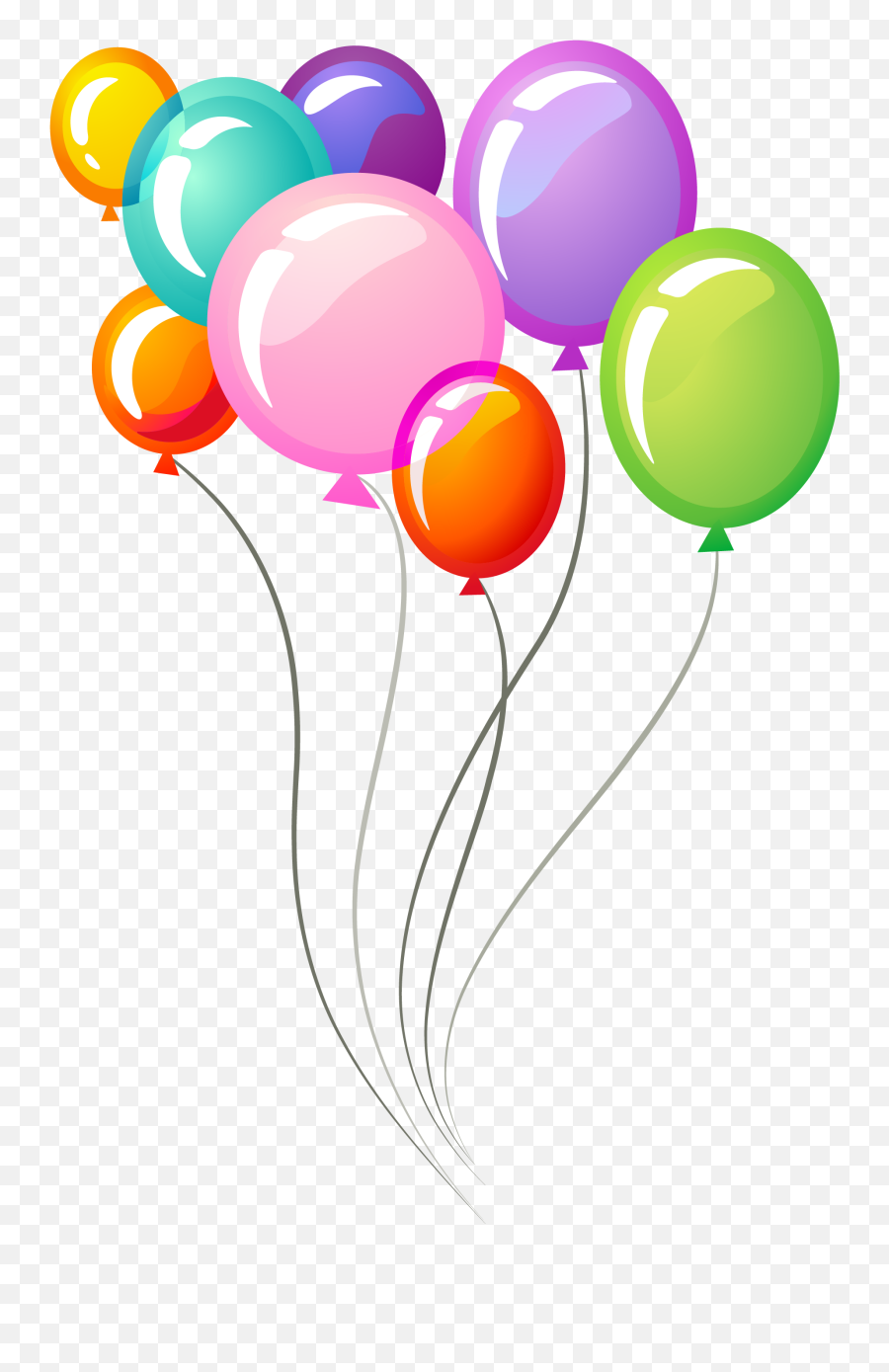Happy Birthday Vector Clipart - Birthday Balloons Printable Emoji,Emoji Like Meghan's Hat