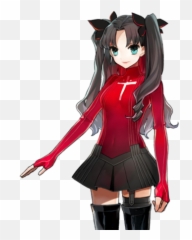 Why Did Rins Hair Color Change At The - Fate Extra Rin Emoji,Hair Color Change Based On Emotion