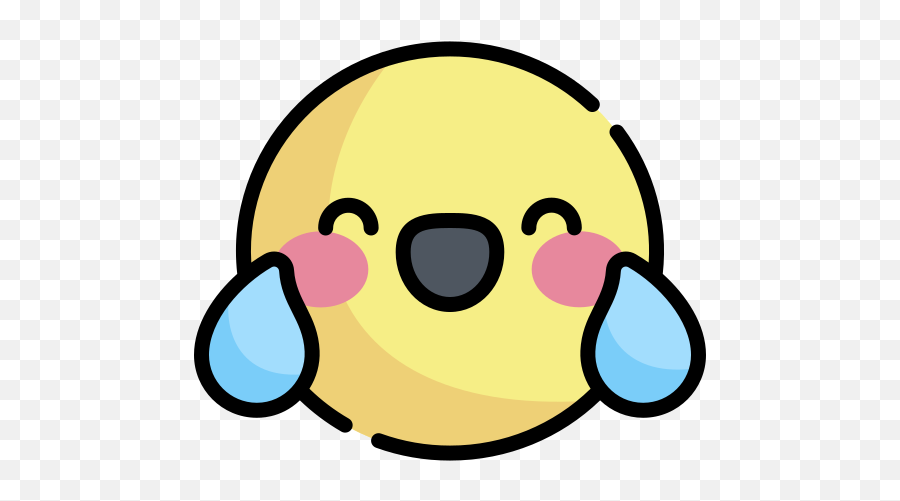 Laughing - Dot Emoji,Emoticon Riéndose