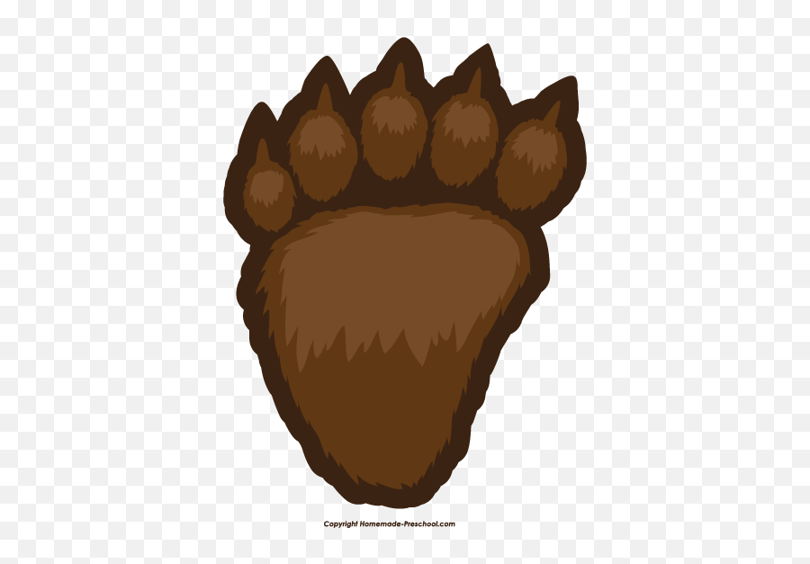 Bear - Bear Paw Print Brown Emoji,Brown Pawprints Emoticon