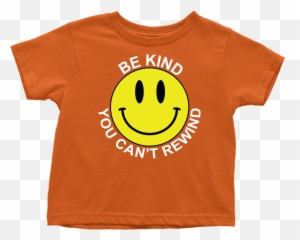 Anti - Bullying Tshirt Retro Be Kind You Canu0027t Rewind Happy Emoji,Anti Emoticon
