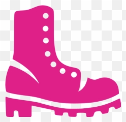 Barbie Pink Boots Icon - Hiking Boots Graphic Png Emoji,Boots Emoticon For Facebook