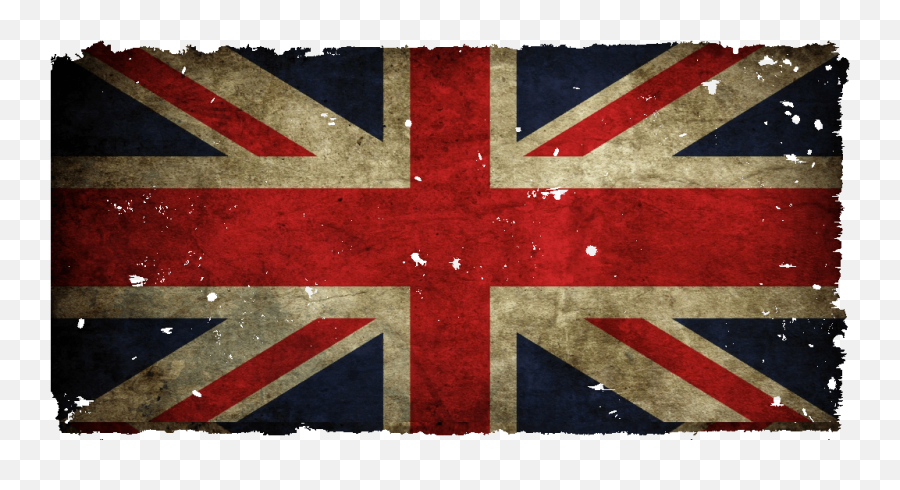 Vintage Uk Flag - Worn Union Jack Flag Emoji,England Flag Emoji