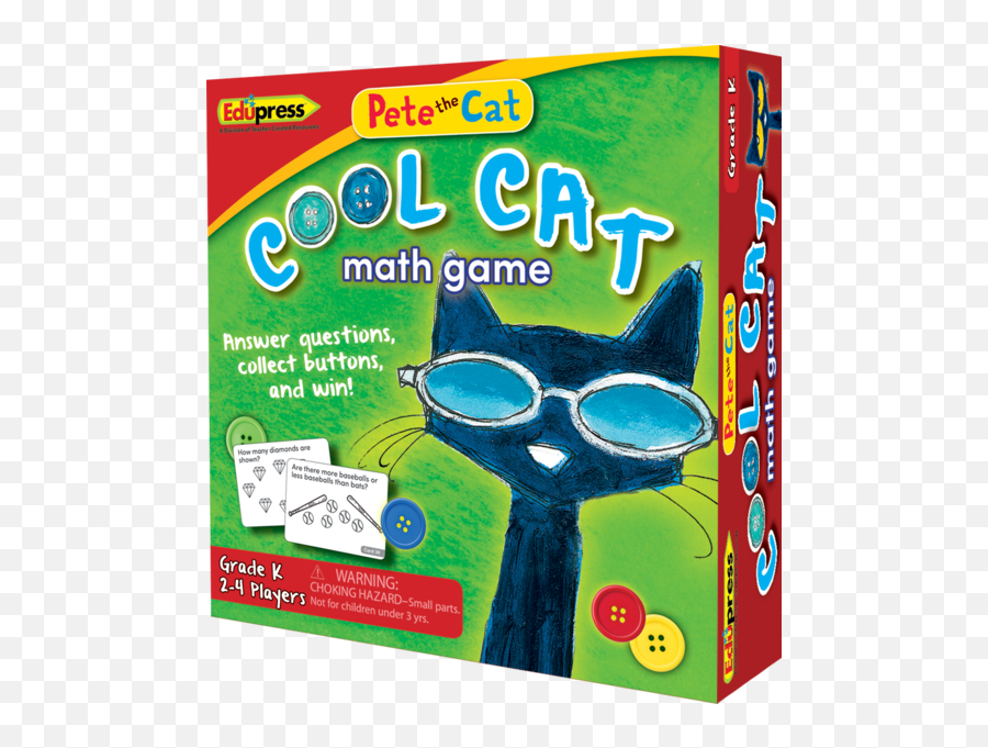 Pete The Cat Cool Cat Math Game Grade K - Pete The Cat Math Emoji,Cat Emotions And How To Draw Them