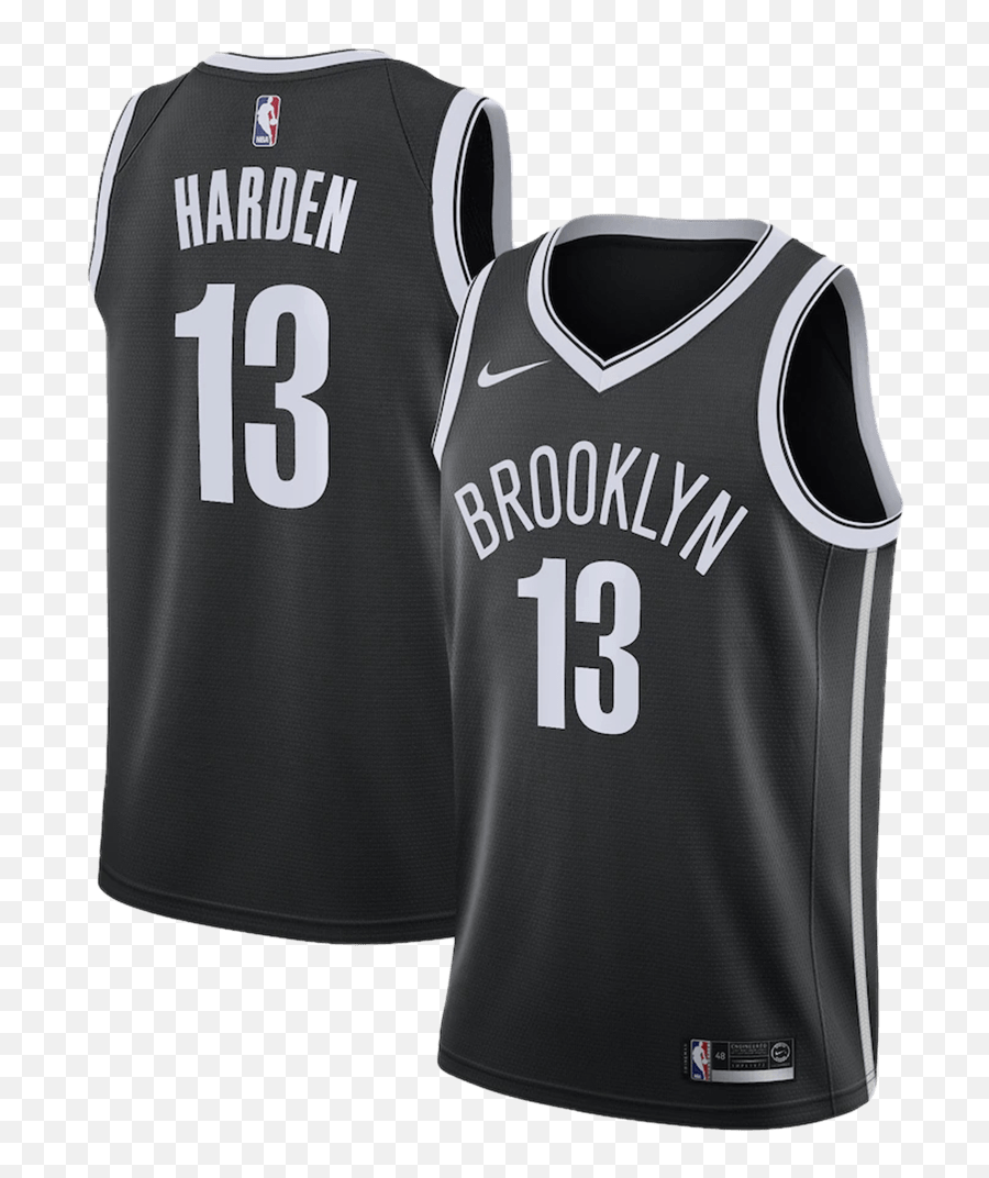 Menu0027s Brooklyn Nets James Harden 13 Nike Black 202021 - Kyrie Irving Jersey Emoji,James Harden No Emotion