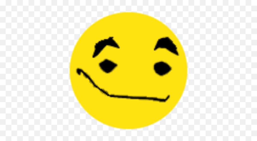 Wicked Smug - Roblox Emoji,Smug Emoticon Faces