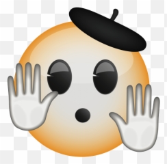 Emoji - Waving Goodbye,Mime Emoji