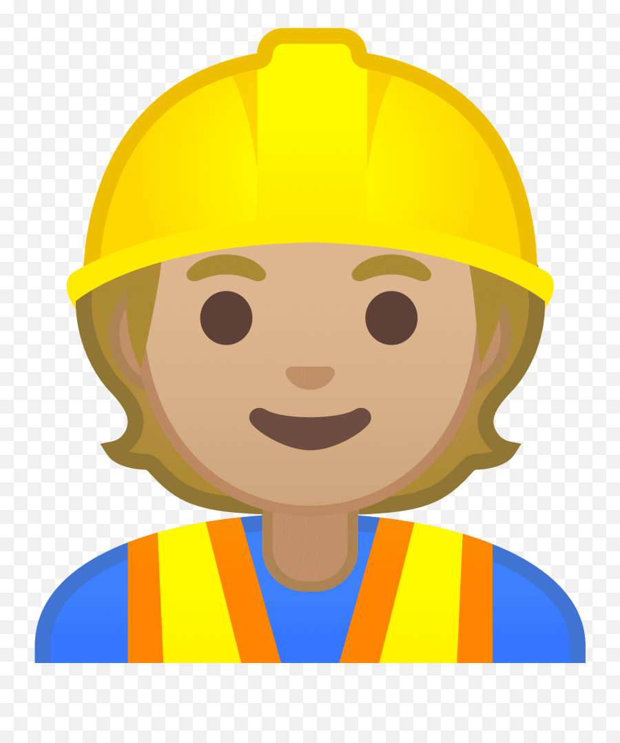 Construction Worker Emoji Clipart - Construction Worker,African American Emojis For Android