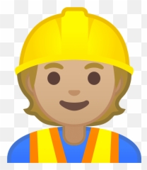 Construction Worker Emoji Clipart - Construction Worker,African American Emojis For Android